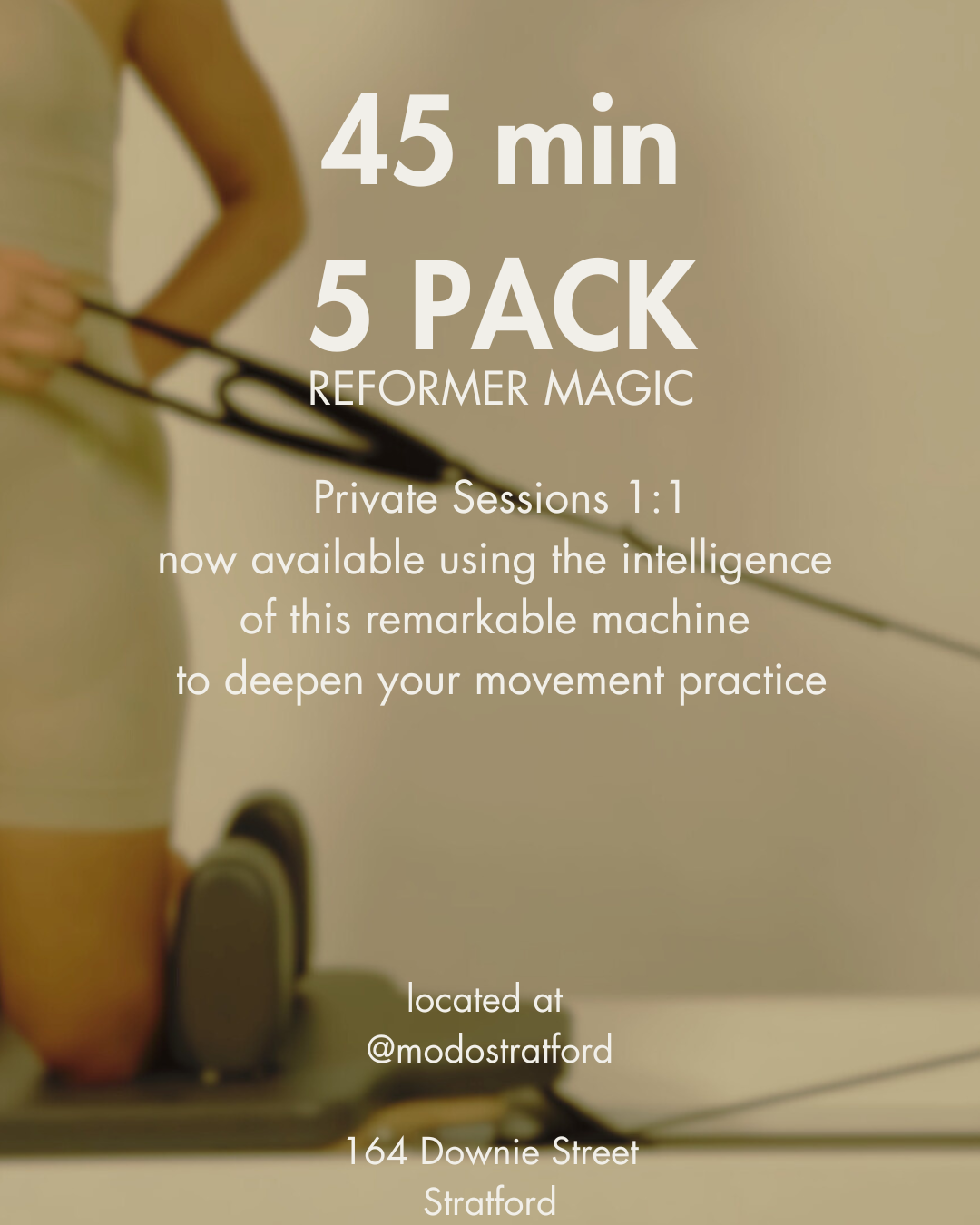 45 min 5 PACK Reformer Private