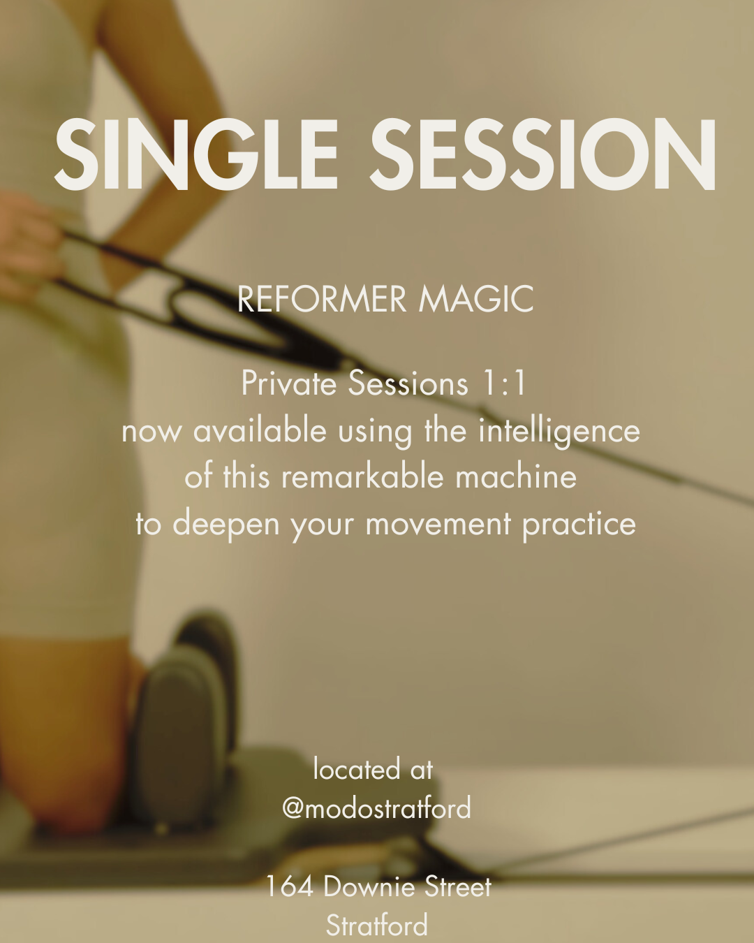 1 hour Single Reformer Private